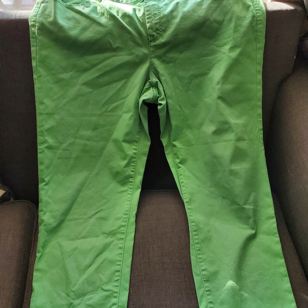 Green jeans